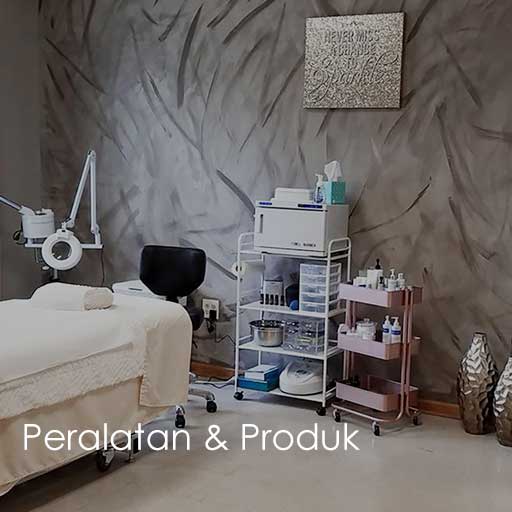 Pemilihan peralatan dan produk kecantikan